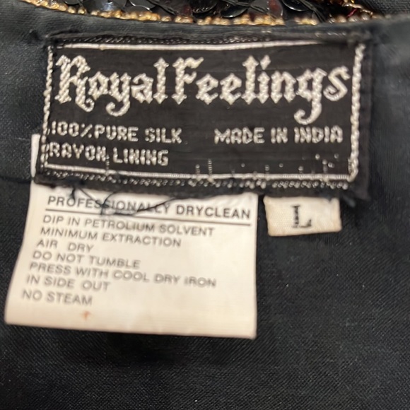 ROYAL FEELINGS FANCY SEQUENCED JACKET SIZE L - Picture 10 of 10